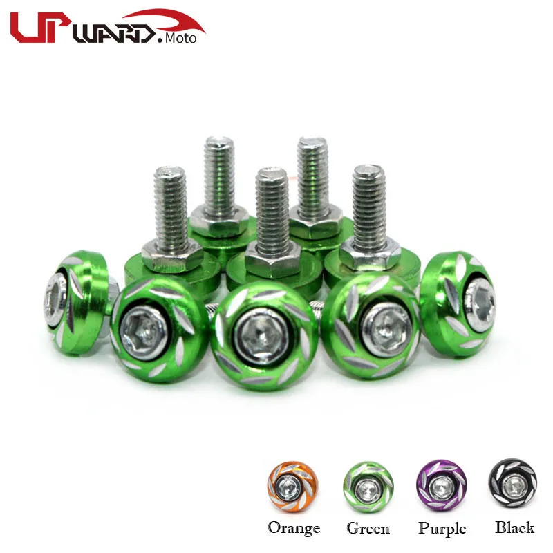 

For KAWASAKI Z650 Z750 Z800 Z900 Z1000 Z1000SX Z900RS Motorcycle Front Rear Fender Eliminator License Plate Bolts Screw 6mm