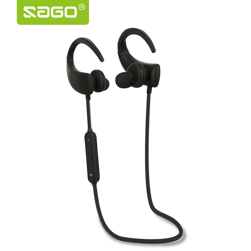 Whosale price Sago S3 Bluetooth Earphone Sports Earpiece Sweatproof Ear-phone Wireless Control Earbuds for Iphone/Android phone |
