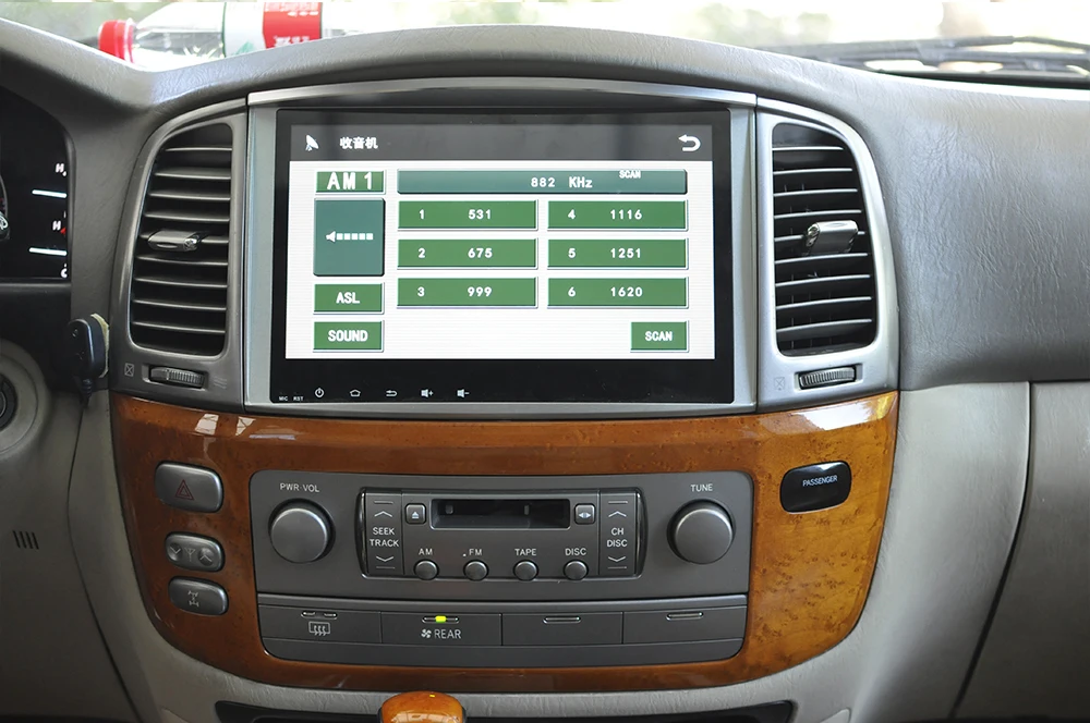 Sale Lenvio IPS RAM 2GB Octa Core Android 7.1 CAR DVD Radio GPS Navigation multimedia For Toyota Land cruiser 100 LC100 Lexus IX470 3