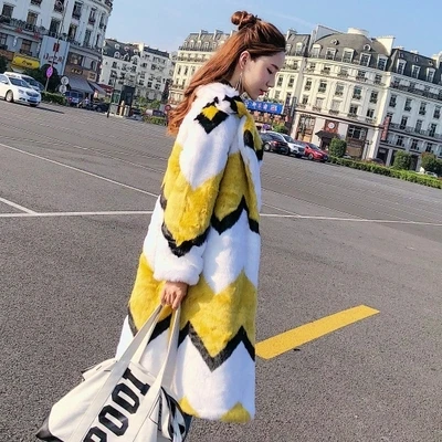 Новинка 2018 плюшевая шуба из искусственного меха норки M2|Куртки меха| |