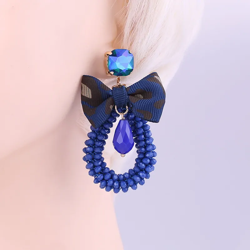 Drop Earrings for woman Sapphire