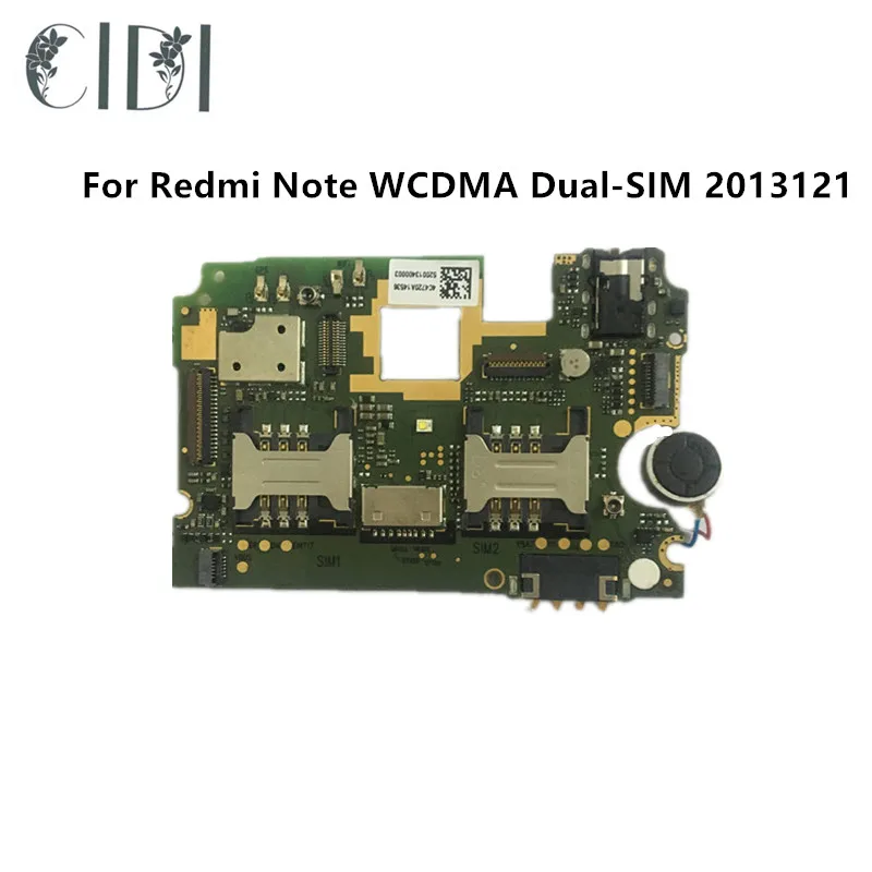 

CIDI Full Working Used Unlocked For Xiaomi Redmi Note WCDMA Dual-SIM 2013121 8GB Motherboard Logic Mother Circuit Board
