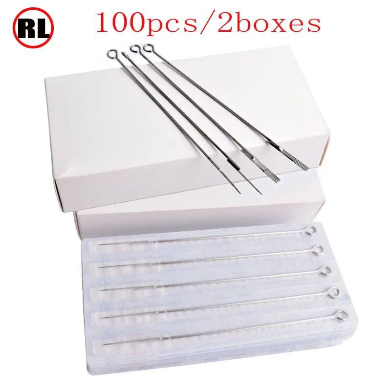 RL Tattoo Needles 100PCS Professional Disposable Sterilze Tatoo Needles