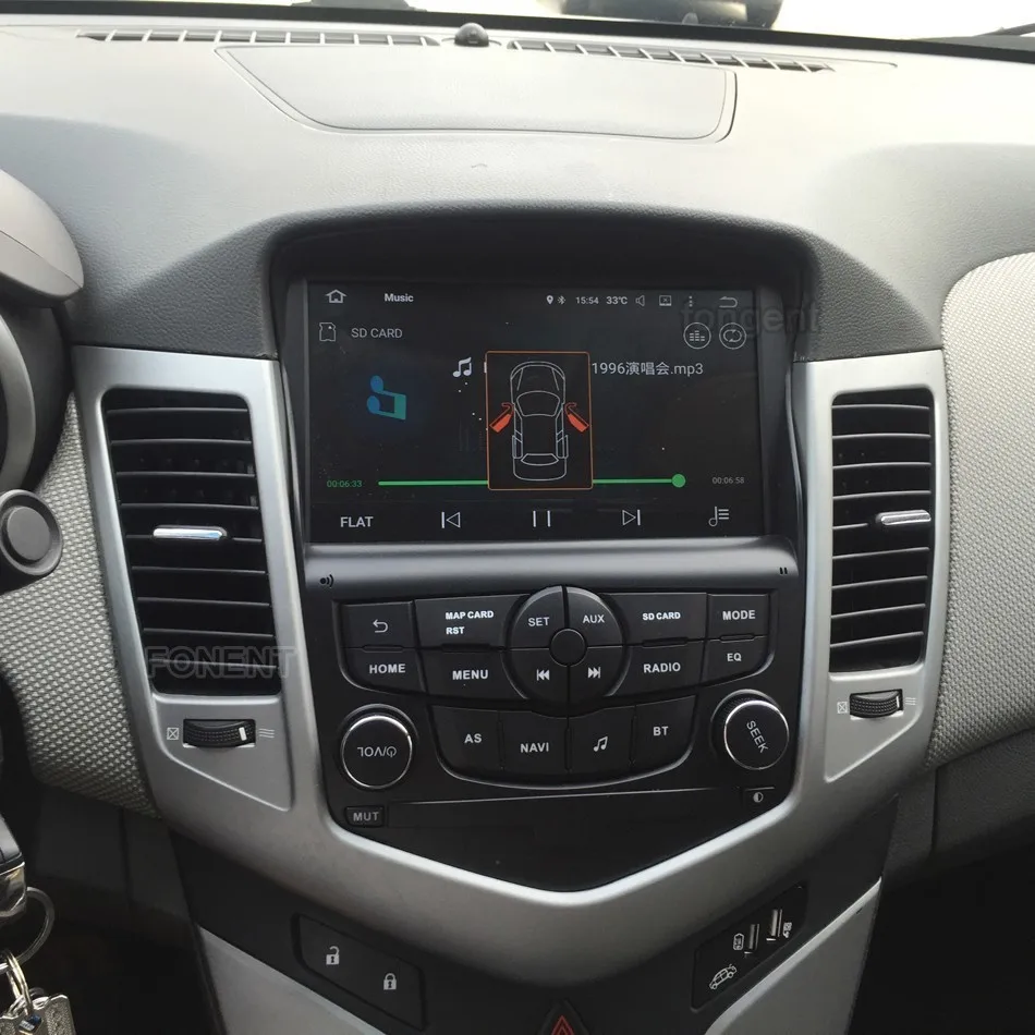 Discount Fongent Android Octa Core Car GPS for Chevrolet Cruze 2008 2009 2010 2011 Multimedia 4GB Stereo Auto Radio Audio Headunit 4G DAB 9