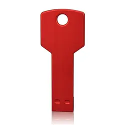 J-бокс Красный металлический, в форме ключа 16 GB USB Flash Drive флеш-накопитель 16 gb USB 2,0 флеш-накопитель для ноутбук планшетных