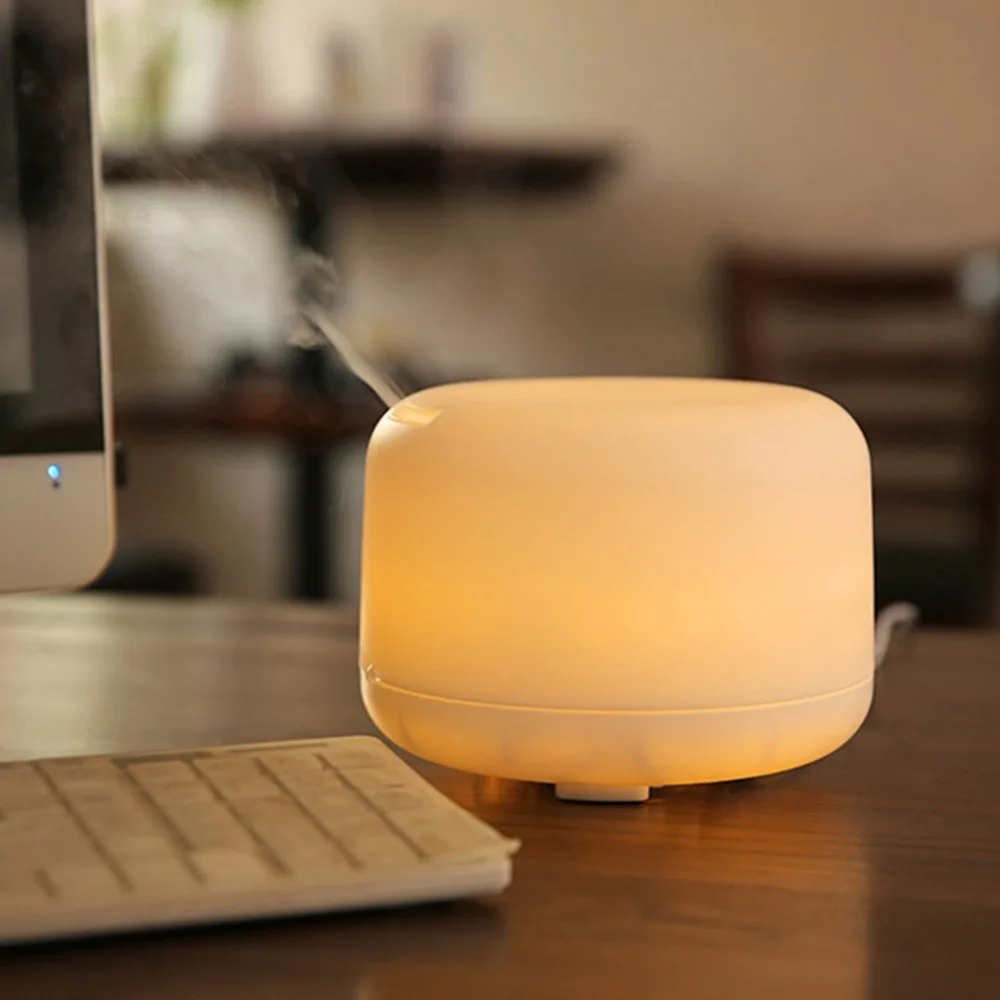 

300ml Electric Air Humidifier Aroma Essential Oil Diffuser with 7 Color Changing LED Lights Mist Maker for Office Home