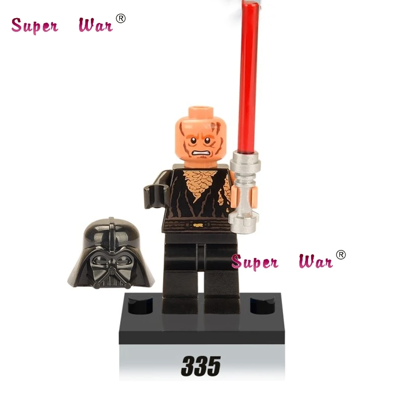 

Single super heroes Anakin Skywalker Battle Damaged Darth Vader building blocks models bricks toys for children kits