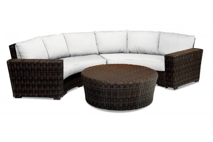 Sigma Лето поступление синтетического ротанга открытый круглый турецкий диван-мебель