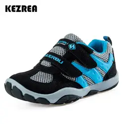 KEZREA осень хорошее качество Детская уличная обувь для мальчиков и девочек дышащие кроссовки детские, спортивные кроссовки детская