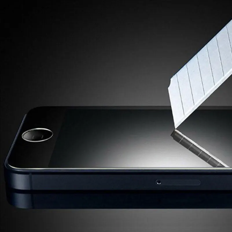 Закаленное стекло для iPhone 5S 5 5G 5C Стекло 9H 0 26 мм Защита экрана + подарок мягкая