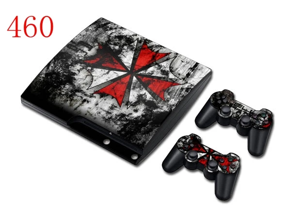Best Offers Cool Evil Sticker For PS3 Slim Console & 2 Controller Skin For Sony Playstation 3 Cover
