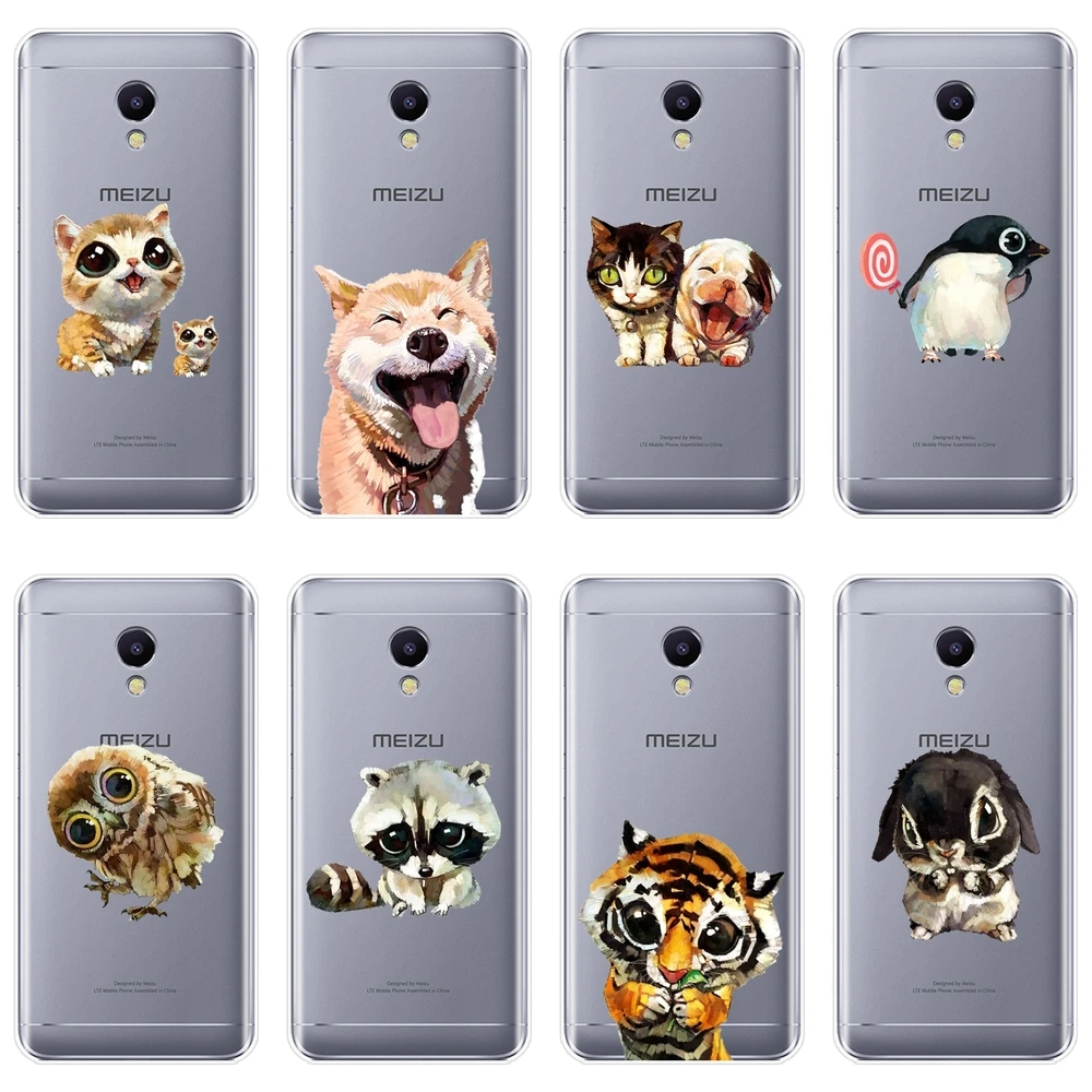 Задняя крышка для Meizu M2 M3 M5 M6 Note силиконовый мягкий чехол M3S M5C M5S M6S M6T | Мобильные