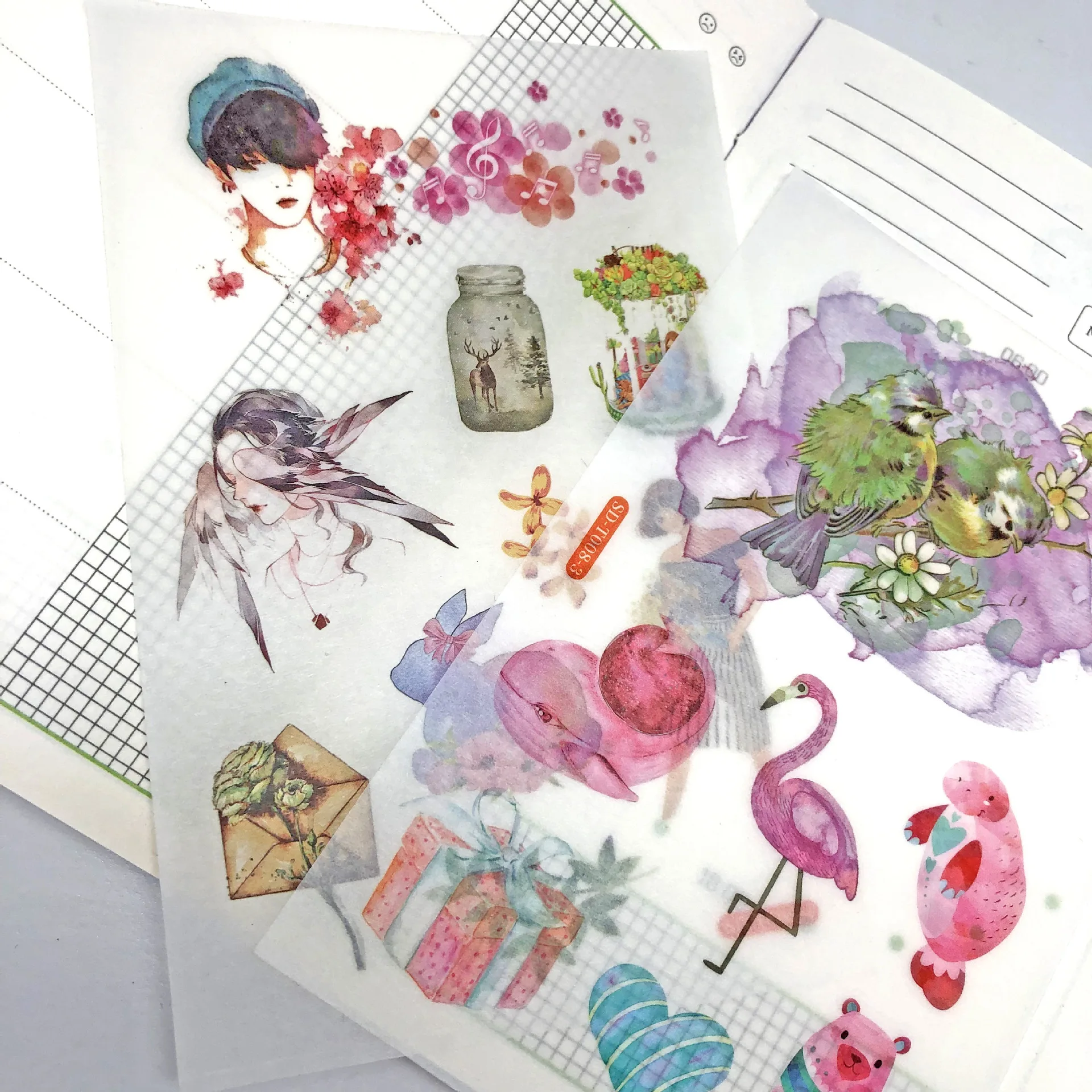 6 Pcs/set Creative Waterproof Stickers Handbook Stickers DIY Handbook Album Graffiti Phone Refrigerator Cool Stickers Kids Toy 6 Pcs/set Creative Waterproof Stickers Handbook Stickers DIY Handbook Album Graffiti Phone Refrigerator Cool Stickers Kids Toy