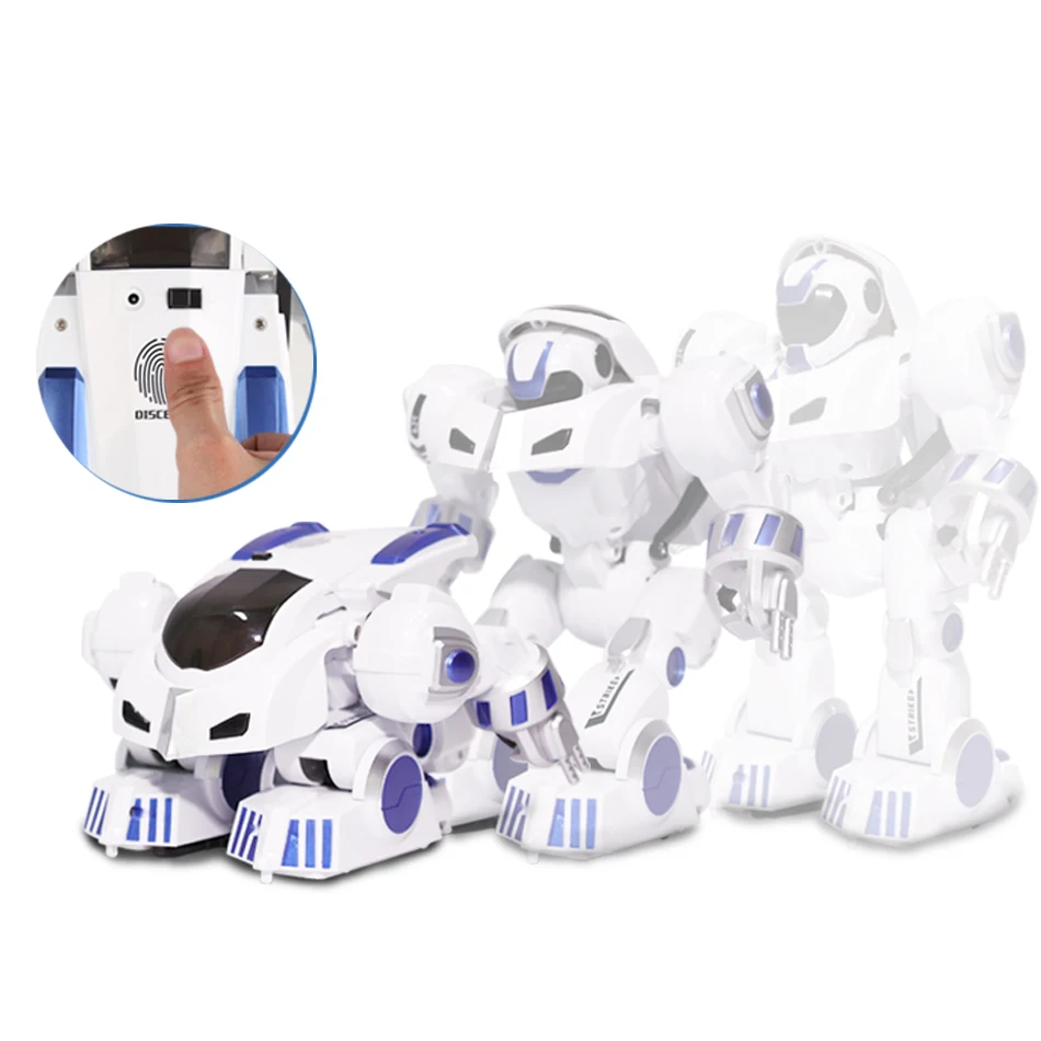  Smart Programmable Defender Intelligent Humanoid Robotic RC Remote Control Toy Dancing Deformation  - 32891684596