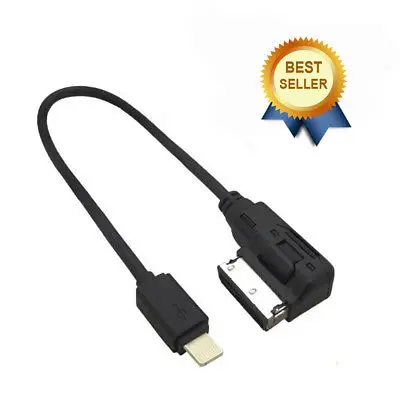 USB адаптер для Audi A3 Q5 Q7 интерфейс AMI MDI AUX зарядный кабель черный iphone 5 6 7 8|Кабели