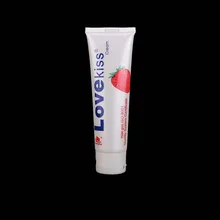 lubricant for Couple Sex Toys Kiss Edible Fruit Oil Strawberry Cream 100ml Water Base Lubricant Vagina Anal Lube masturbator