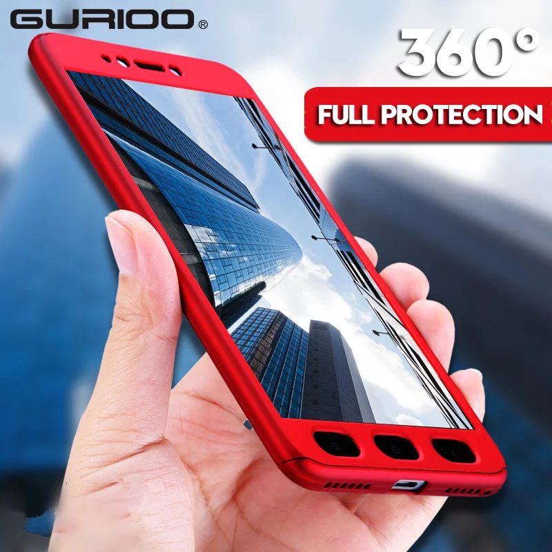 

360 Protection Phone Case For Xiaomi Redmi 4X 5 Plus 6A 6 7 Pro S2 Full Cover For Redmi Note 7 6 5 Pro 4 5A Cases With Glass