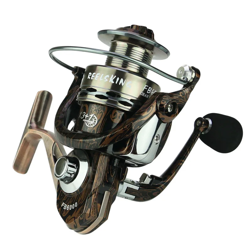 13+1BB Ball Bearing Aluminum Alloy Spinning Fishing Reel 2000/3000/4000