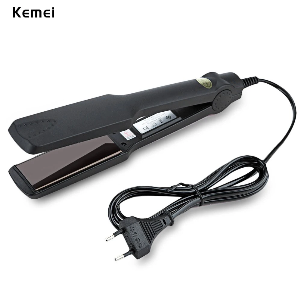 

Kemei KM-329 Tourmaline Ceramic Heating Plate Hair Straightener Styling Tools With Fast Warm-up Good Thermal Performance