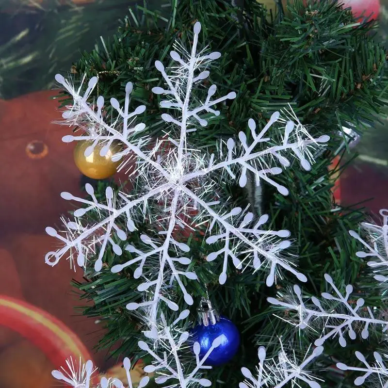 30 шт Рождественские снежинки Рождественская игрушка украшения искусственный снег рождественские украшения для дома НОВОГОДНИЕ ПОДАРКИ