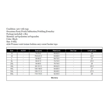 Wechery Women Leather Bra Tops Gothic Push Up Bra Corsage Sexy lingerie Corset Hot Fashion Party Bra Club tops Wear Plus Size 6