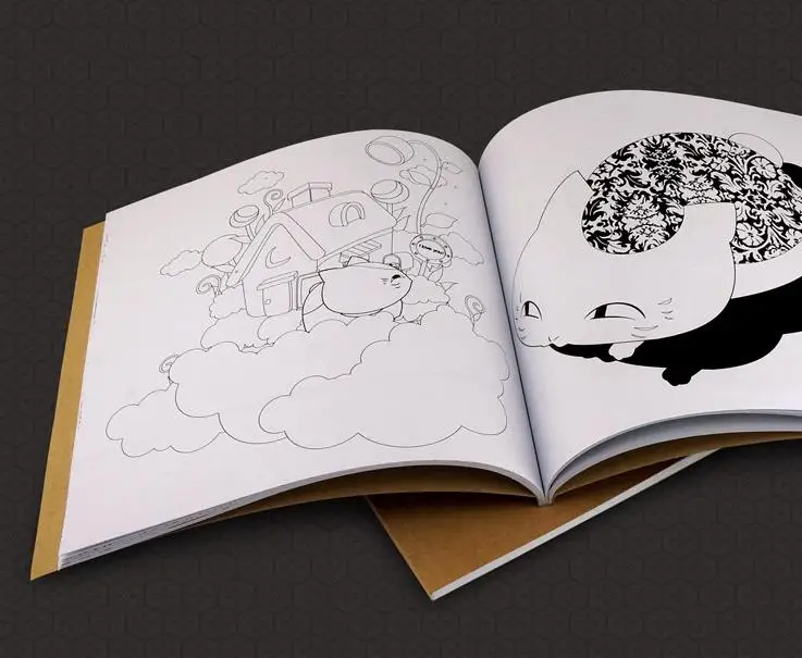 1 шт. Kawaii Natsume раскраска книга Secret Garden Стиль снять стресс убить время граффити Живопись Рисунок книги