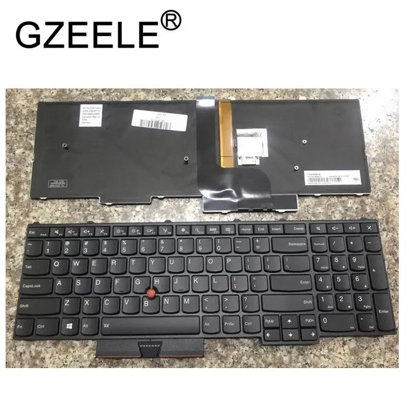 GZEELE английская клавиатура с подсветкой для lenovo Thinkpad P51 P71 Teclado 01HW200 01HW282 SN20M15446 подходит для P50 P70