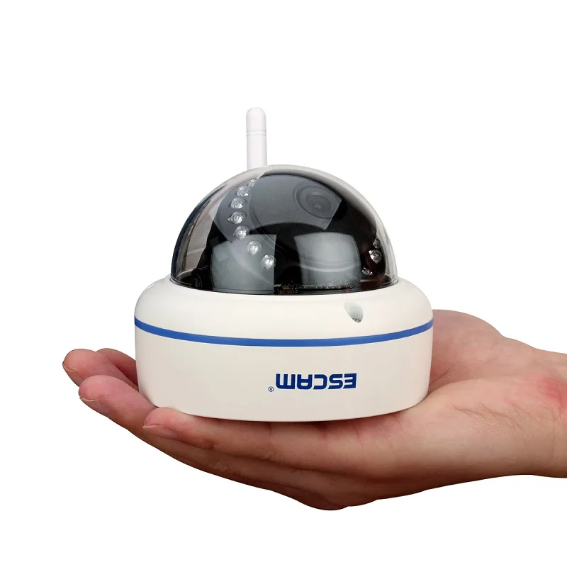 ESCAM 2MP HD Wifi IP Camera 1080P Wireless Dome Mini Security Network Cctv Camera POE SD Card Recording P2P Outdoor Wifi Camera ESCAM 2MP HD Wifi IP Camera 1080P Wireless Dome Mini Security Network Cctv Camera POE SD Card Recording P2P Outdoor Wifi Camera