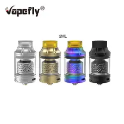 Новый Vapefly Core RTA 2 мл с 4 мл пузырь Стекло и инновационный Q воздуха Системы поддерживает один катушки и двойной катушкой здания проекты