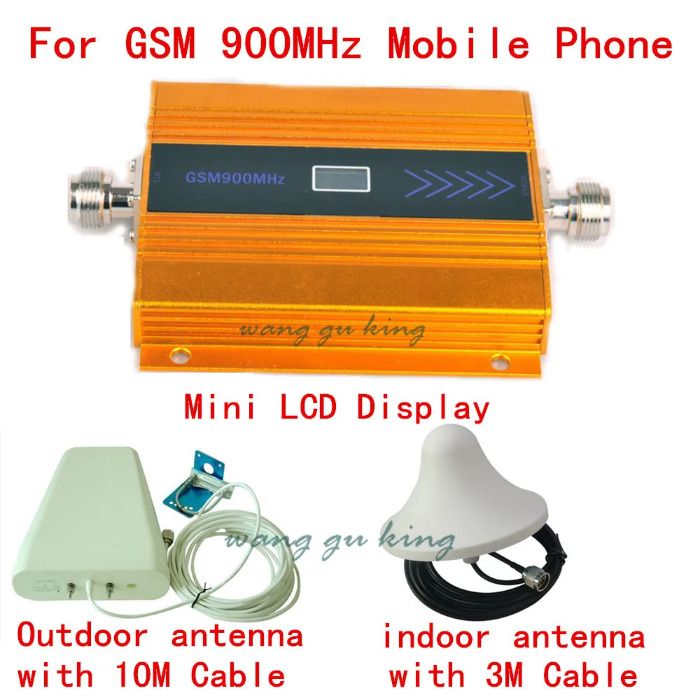 

Full Set 900MHz GSM Repeater Cell Phone Signal Booster GSM signal amplifier , Mobile Phone Signal Repeater amplifie LCD Display