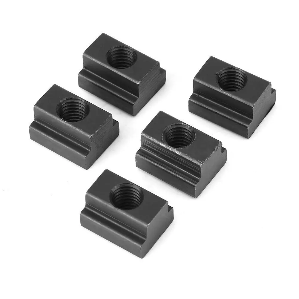 DSHA 5Pcs T Slot Nuts M10 Thread, Black Oxide Finish (M10)in Nuts from