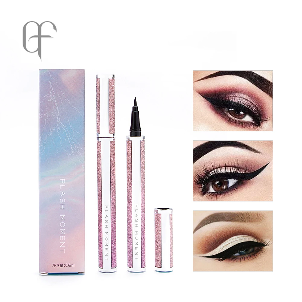 

FlashMoment Eyeliner Waterproof Liquid Eye Liner Pen Black High Pigment Long Lasting Makeup Eyeliner Women Cosmetics Eye Make up