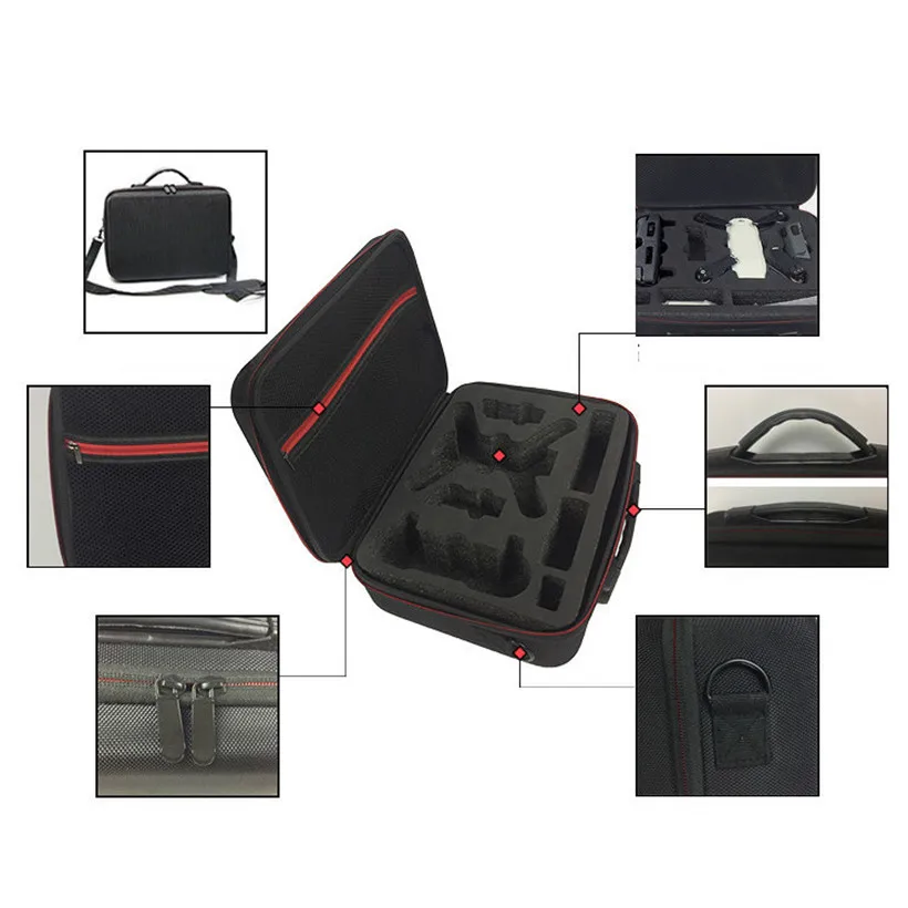 New 2017 EVA Storage Bag Waterproof Case Cover Shoulder for DJI Spark Drone Accessories drop shipping