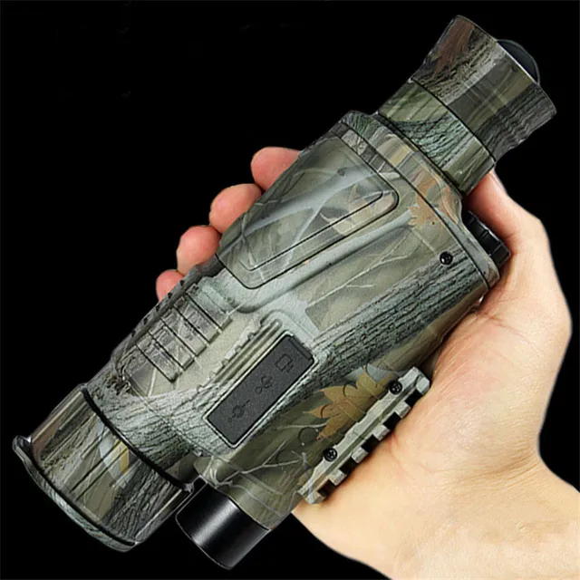 Best price at $225 Cheap Camouflage digital night vision device hunting riflescope monocular infrared IR HD dark night hunting camera video recording