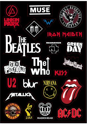 Online Buy Wholesale rock band stickers from China rock band stickers ...