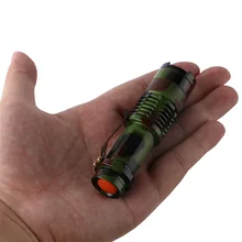 Aluminium Camouflage Flashlight 1000 lumens Convex Lens XPE LED Tactical LED Military Torch Outdoor Camping Climbing Lamp Light