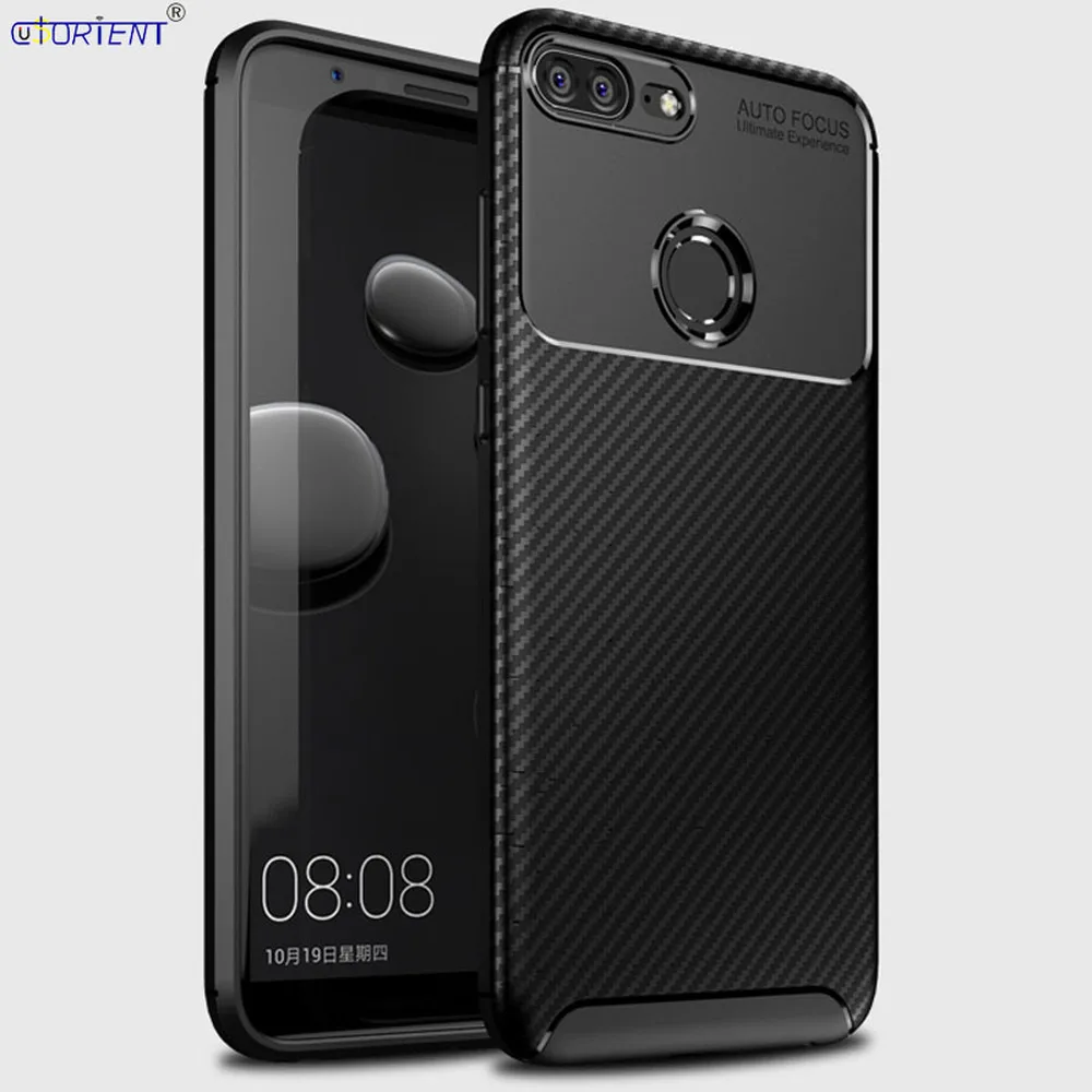 Мягкий силиконовый бампер для Huawei Honor 9 Lite LLD-L31 LLD-L22A чехол из углеродного волокна