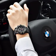 Fashion Simple Stylish Men Watch Top Luxury Brand BENYAR Watches Men Stainless Steel Mesh Strap And Rubber Band Quartz-watch Fashion Simple Stylish Men Watch Top Luxury Brand BENYAR Watches Men Stainless Steel Mesh Strap And Rubber Band Quartz-watch