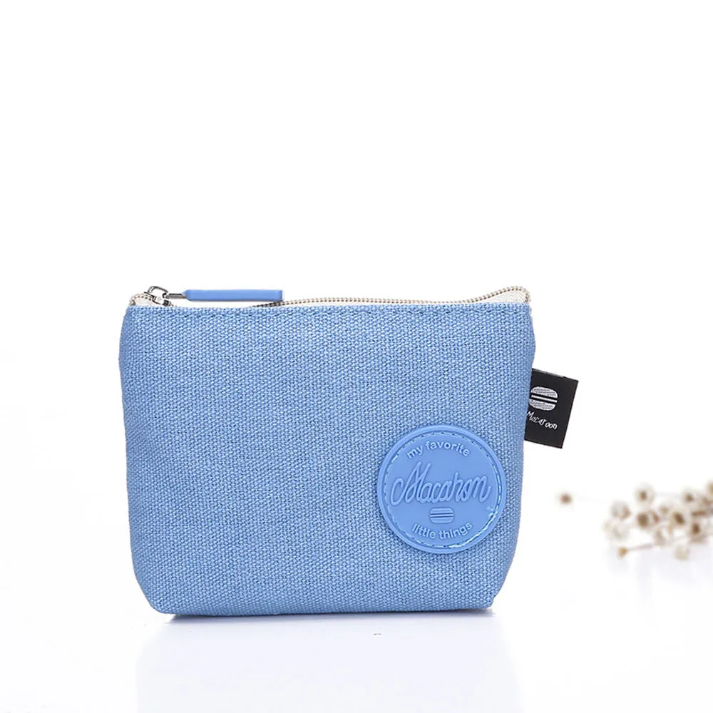 Aelicy Для женщин девочек свежий авторский, клатчи сумочка мини-небольшой кошелек для монет тонкий короткий кошелек с застежкой-молнией Key Holder