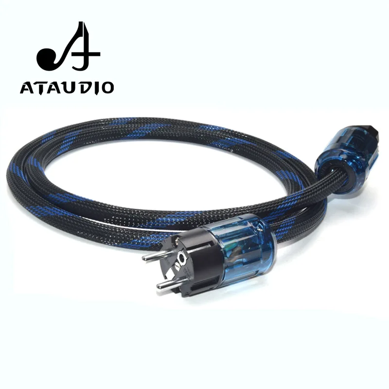 ATAUDIO кабель питания Hi Fi с европейской вилкой высокопроизводительный для