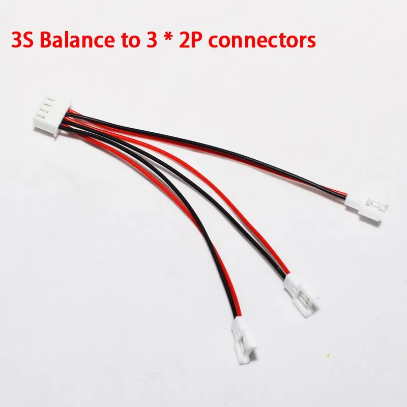 Conector de equilibrio de batería Lipo dividido a 2P pequeño conector blanco para helicóptero RC multicóptero QAV|connector|battery backup ipod touchconnector strap - AliExpress