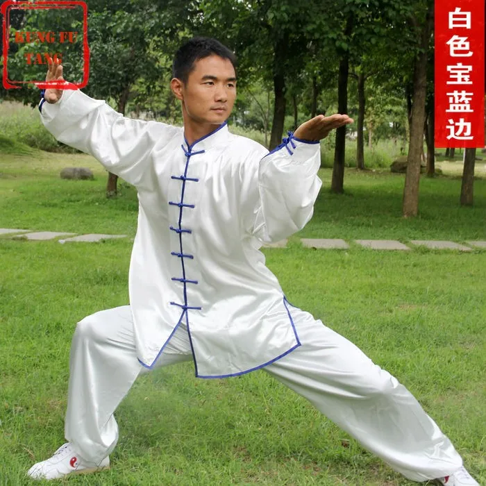 

12Colors Chinese tai chi clothing kung fu uniform wushu clothes Tai ji Martial arts performance suit costumes for men women kids