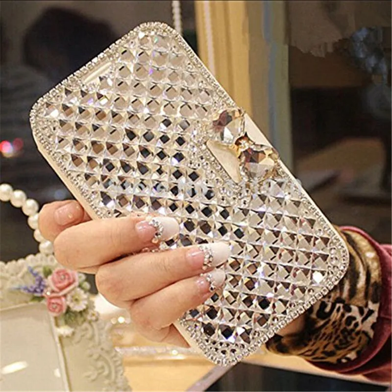 

1Pcs Diamond Bowknot Crystal Rhinestone PU Leather Wallet Flip Phone Case Cover For Google Pixel 2 3 4 3A Pixel XL 2XL 3XL 4XL