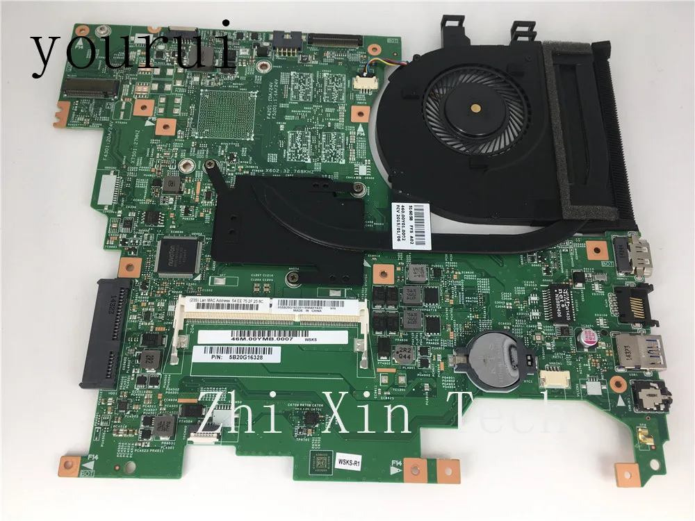 yourui For Lenovo FLFX 2-14D Laptop Motherboard 13287-1 448.00Y02.0011 5B20G16328 With A6-6310U Tested good work | Компьютеры и офис