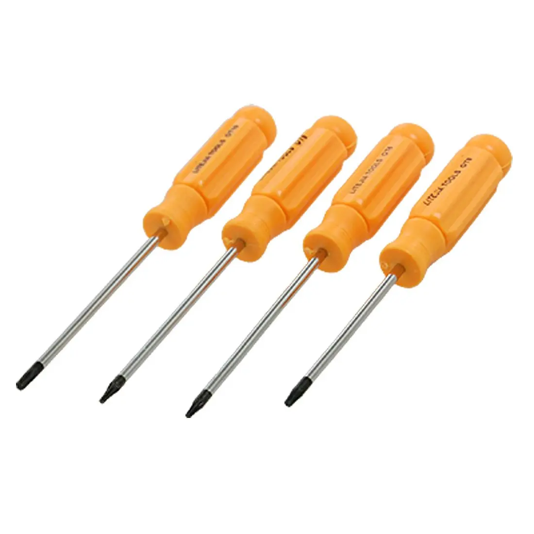 

THGS 4 Pcs Yellow Handle Magnetic Tip T5 T6 T8 T10 Torx Screwdrivers