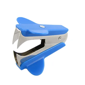 

1PCS Metal Jaw Style Blue Stationery Staple Remover for Desk