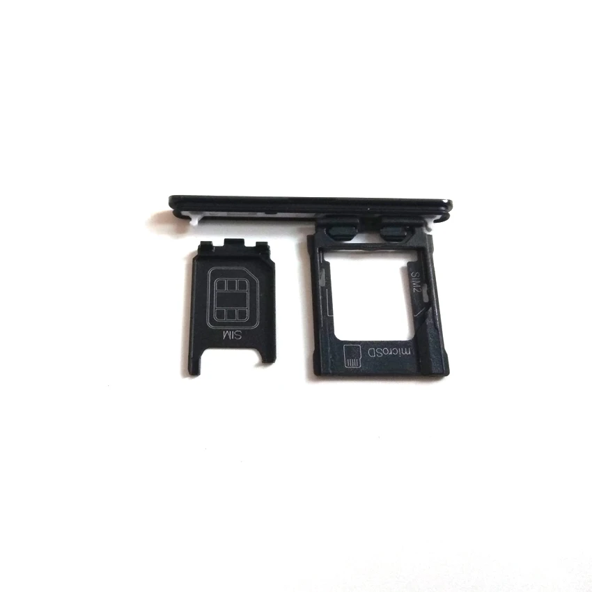 

Single Dual Sim For Sony Xperia XZ Premium XZP G8142 Sim Card Tray Holder SD Slot with Side Plug Part