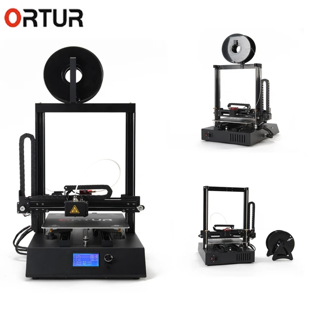 Best Offers Newest Generation Ortur-4 3D Drucker Auto Leveling 3D Printer Linear Guide Rail Print 3D Higher Precision & Speed Impresora 3D