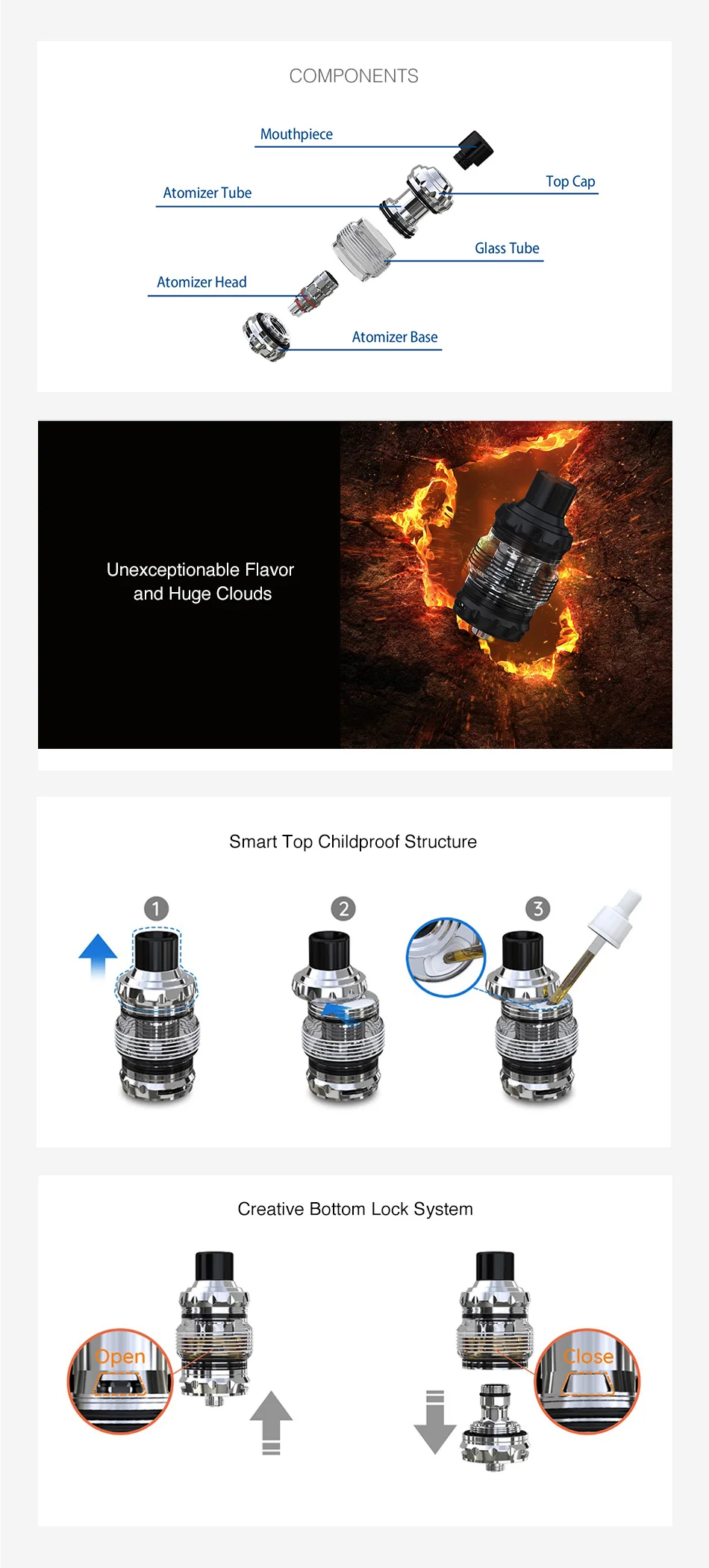Eleaf Melo 5 Atomizer 2ml/4ml