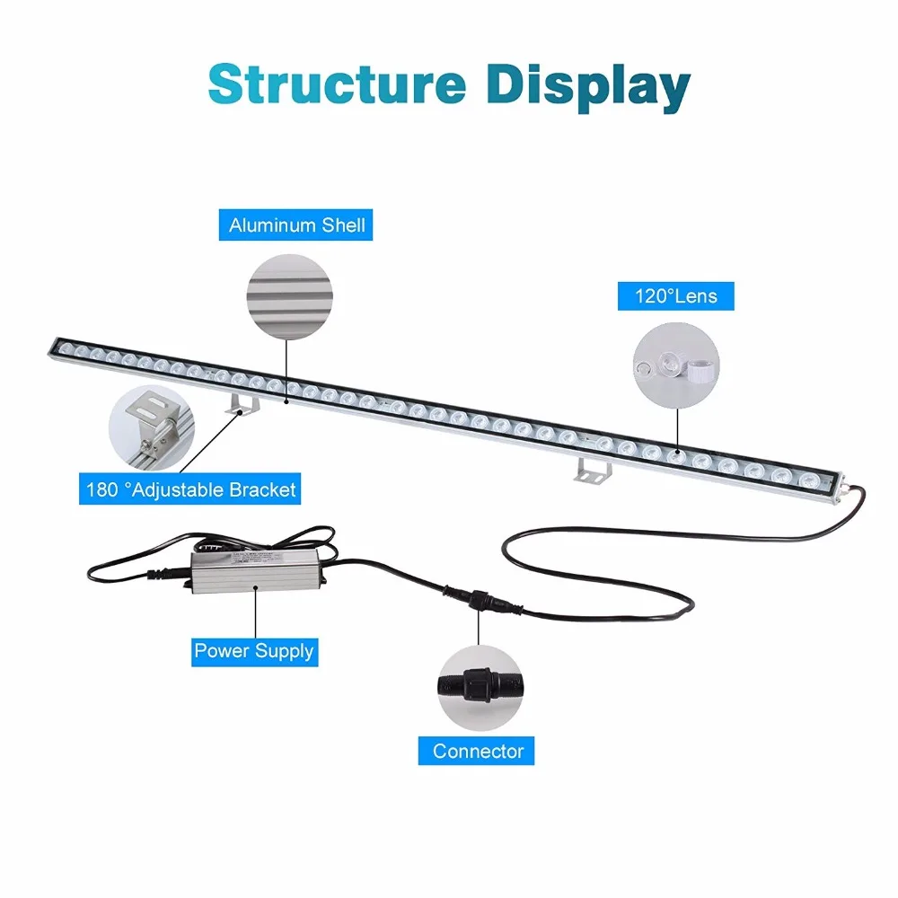  populargrow 54W/81W/108W Led aquarium strip light in High Power Aquarium led lighting beautiful you - 32447402946